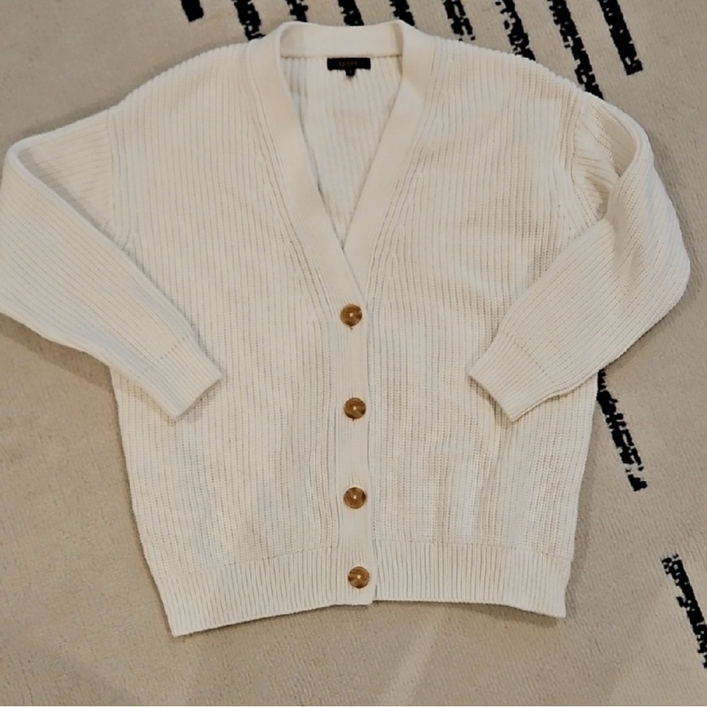 Quince Cotton Cardigan Sweater